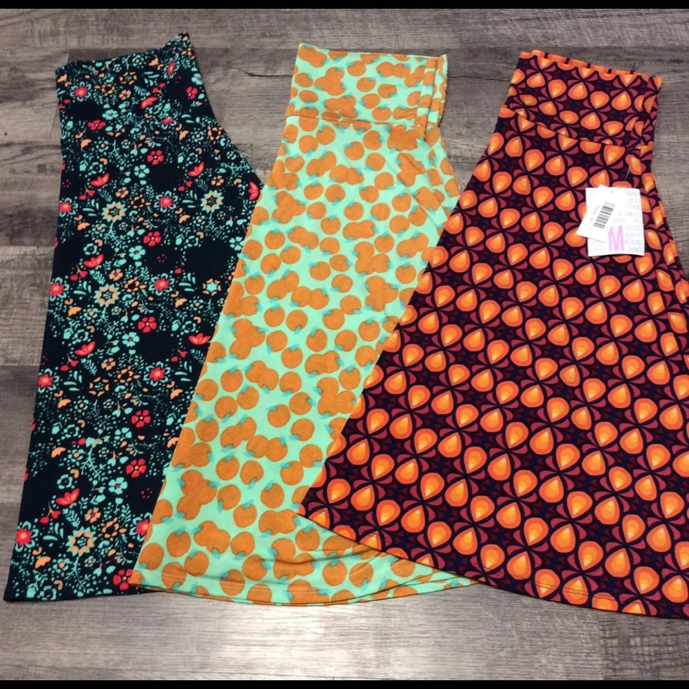 Lularoe Size M Skirt Lot Bundle Skirts